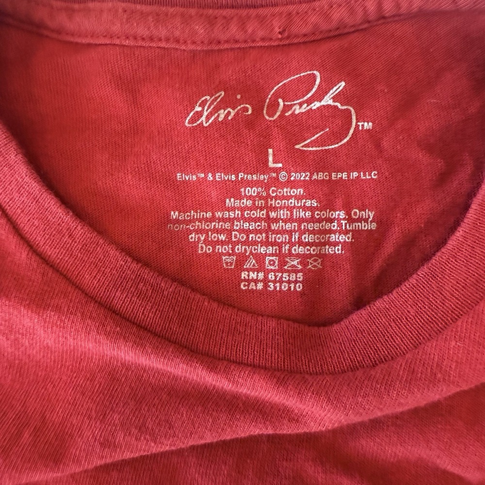 Elvis‎ Presley Hound Dog TCB ⚡️ T-Shirt Rock N Roll Large EPE Official Autograph - Picture 3 of 8